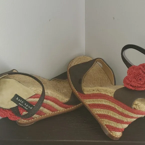 Kate Spade Granda Espadrilles Wedge Sandals - Picture 3 of 6